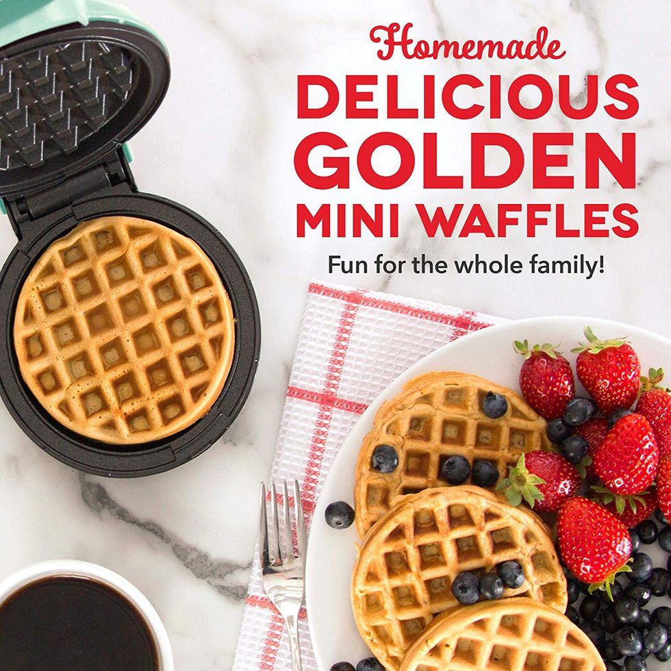 Mini Waffle Maker,portable Electric Round Mini Maker Gril,the Mini Waffle  Irons Machine For Individual Waffles, Paninis, Hash Browns,other On The Go  B