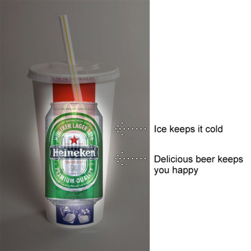 Beer in a McDonalds cup