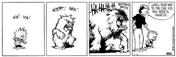 Calvin and Hobbes Halloween - 1987