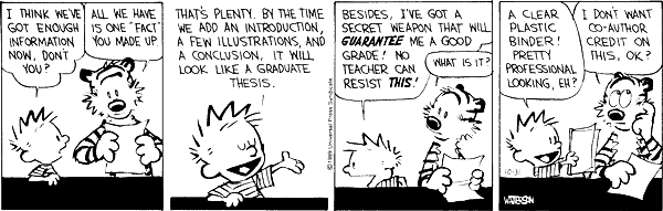 Calvin and Hobbes Halloween - 1989