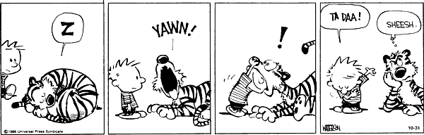 Calvin and Hobbes Halloween - 1991
