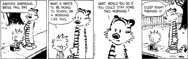 Calvin and Hobbes Halloween - 1994