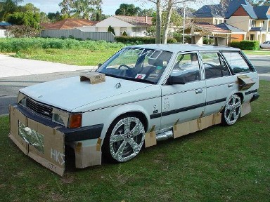 Cardboard car modification - 04