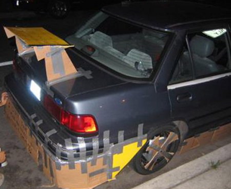 Cardboard car modification - 08