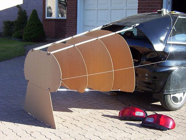 Cardboard car modification - 09