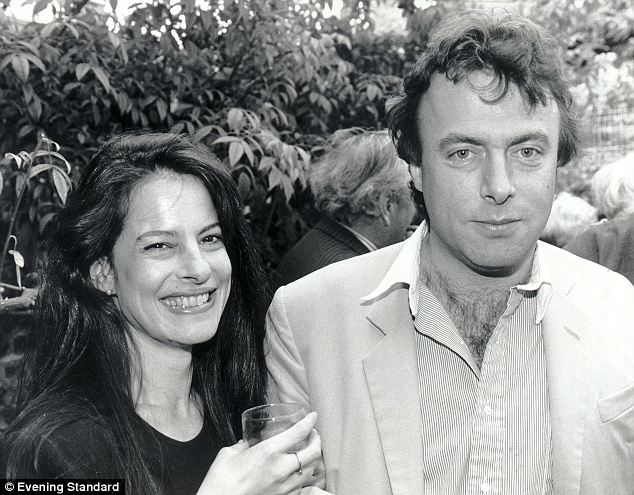 Christopher Hitchens and his wife