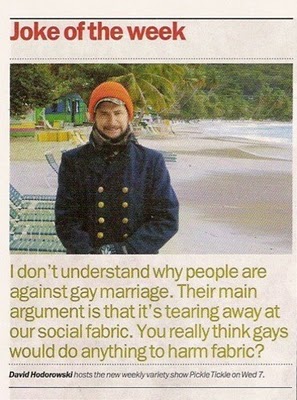 Compelling argument in favor of gay marriage