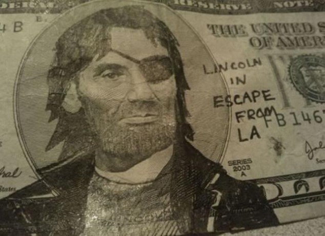 Defaced currency 1