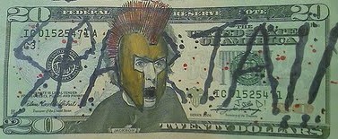 Defaced currency 8
