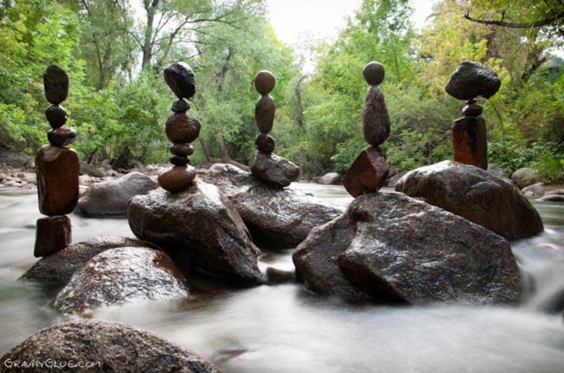 Gravity Glue - Amazingly balanced stacks of rocks - 07