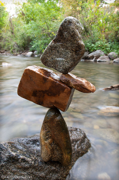 Gravity Glue - Amazingly balanced stacks of rocks - 09