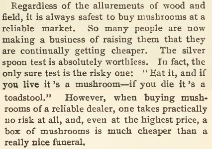 Mushroom advice
