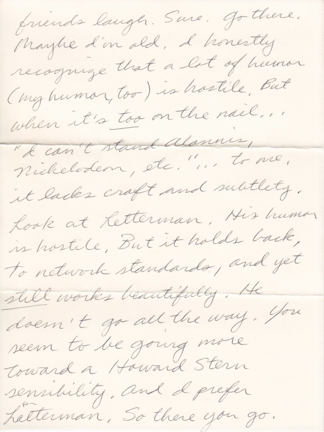 Phil Hartman Letter - 02