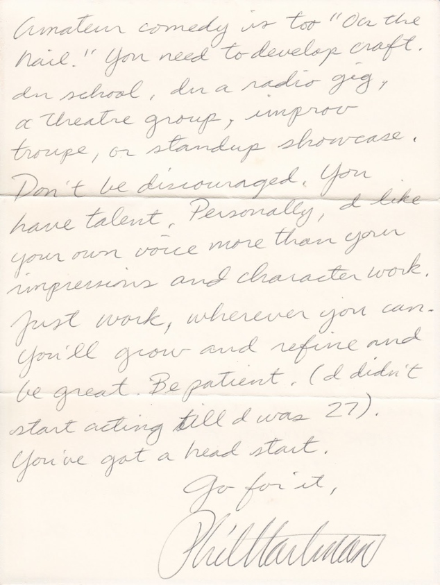 Phil Hartman Letter - 04