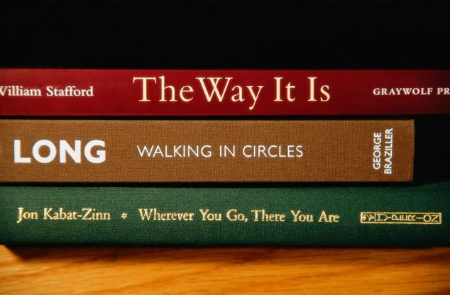 Poetry with Stacked Books - 04