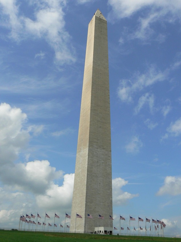 Rappelling down the Washington Monument - 02