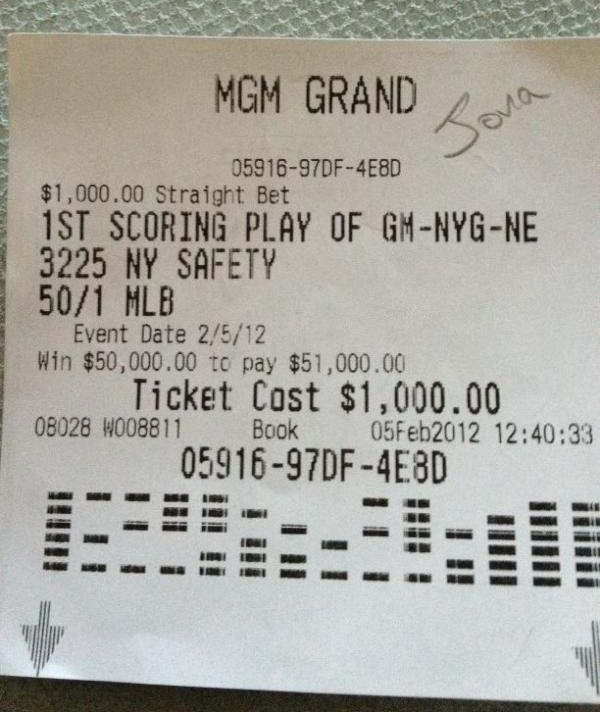 Safety Bet Slip