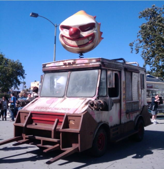 Scary ice cream truck