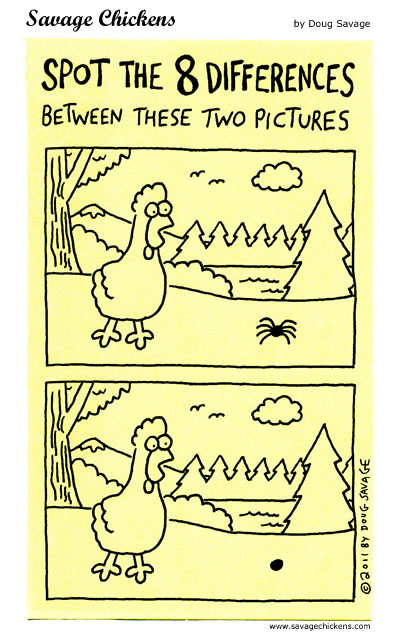 Spot the 8 differences between ...