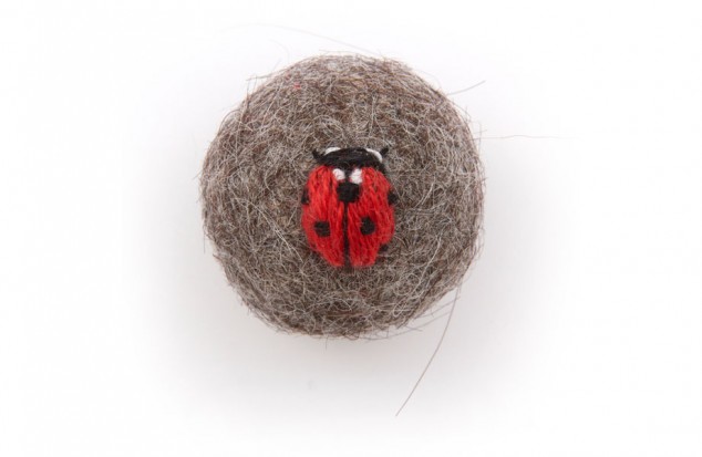 Tiny Embroidered Insect Sculptures - 07