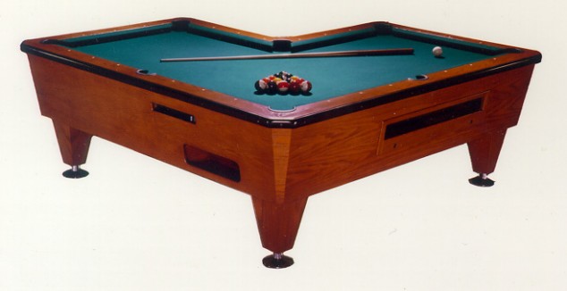 Unusually-shaped Pool Table - L-shaped