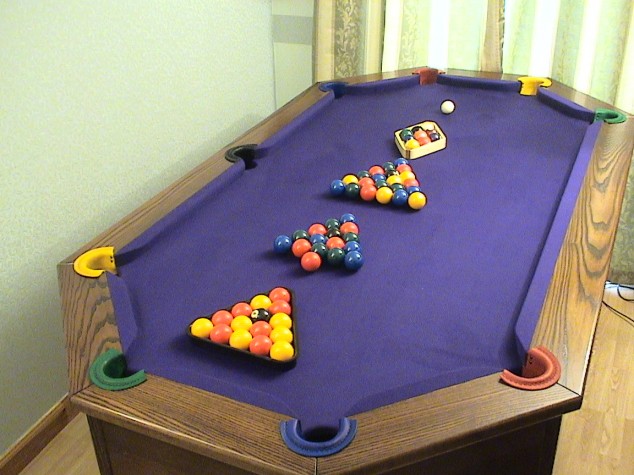 Unusually-shaped Pool Table - Octagon