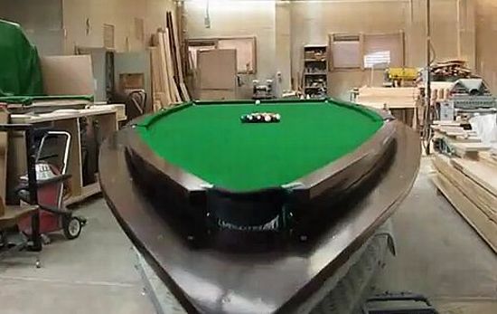 Unusually-shaped Pool Table - Speedboat - 01