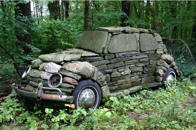 VW Beetle sculpture - 01