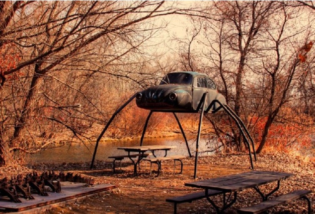 VW Beetle sculpture - 20