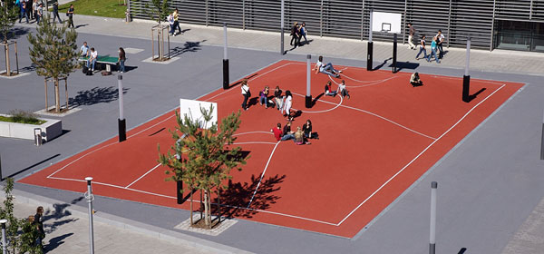 Weird Basketball Court 1