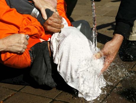 Waterboarding - Click for source. waterboarding