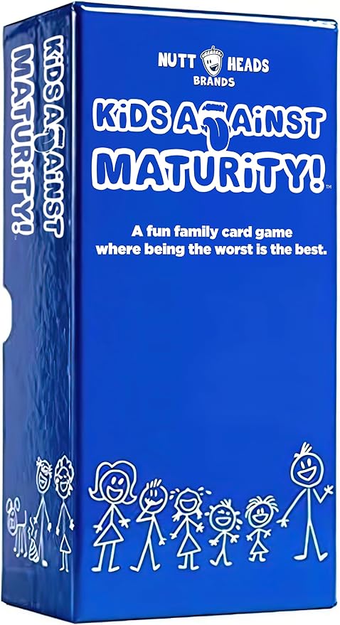 Kids Against Maturity game box and cards