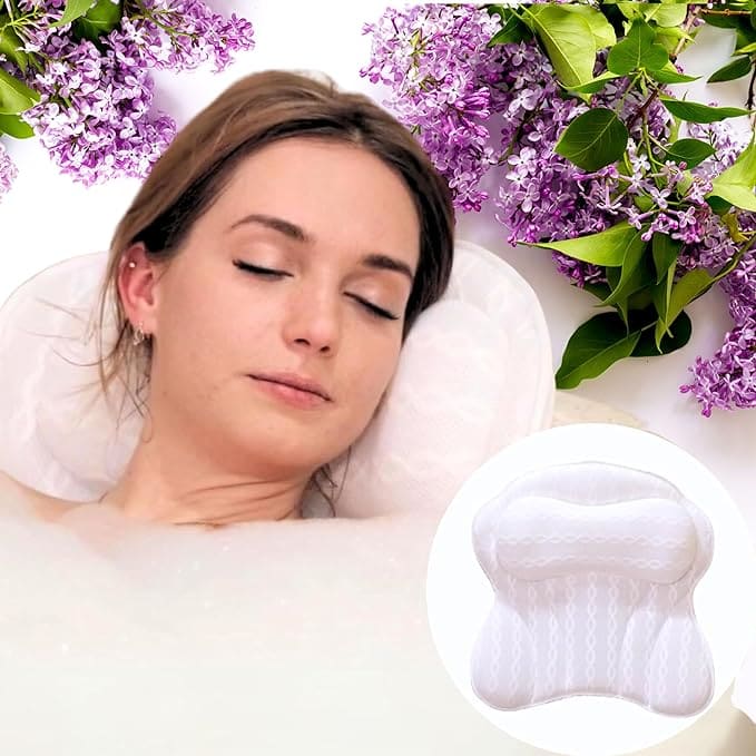 Luxury Bath Pillow for Ultimate Neck & Back Support