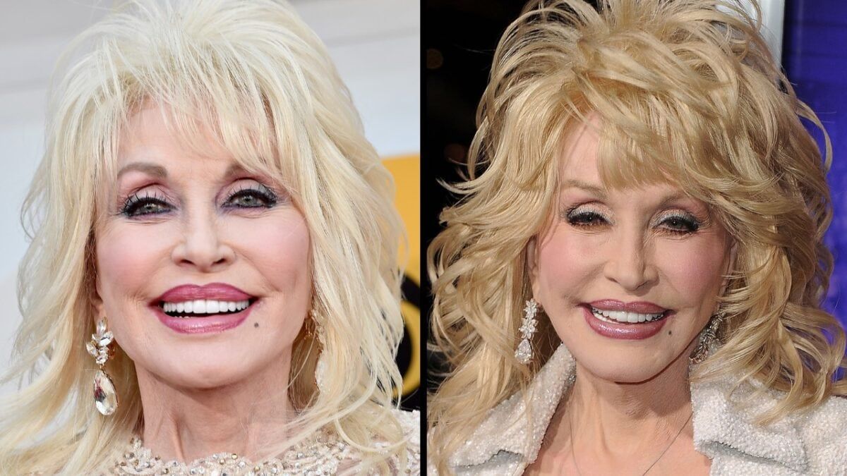 Dolly Parton Takes Off Wig And Reveals