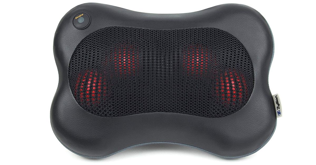 Magic Makers Shiatsu back neck and shoulder massager with heat open box  black