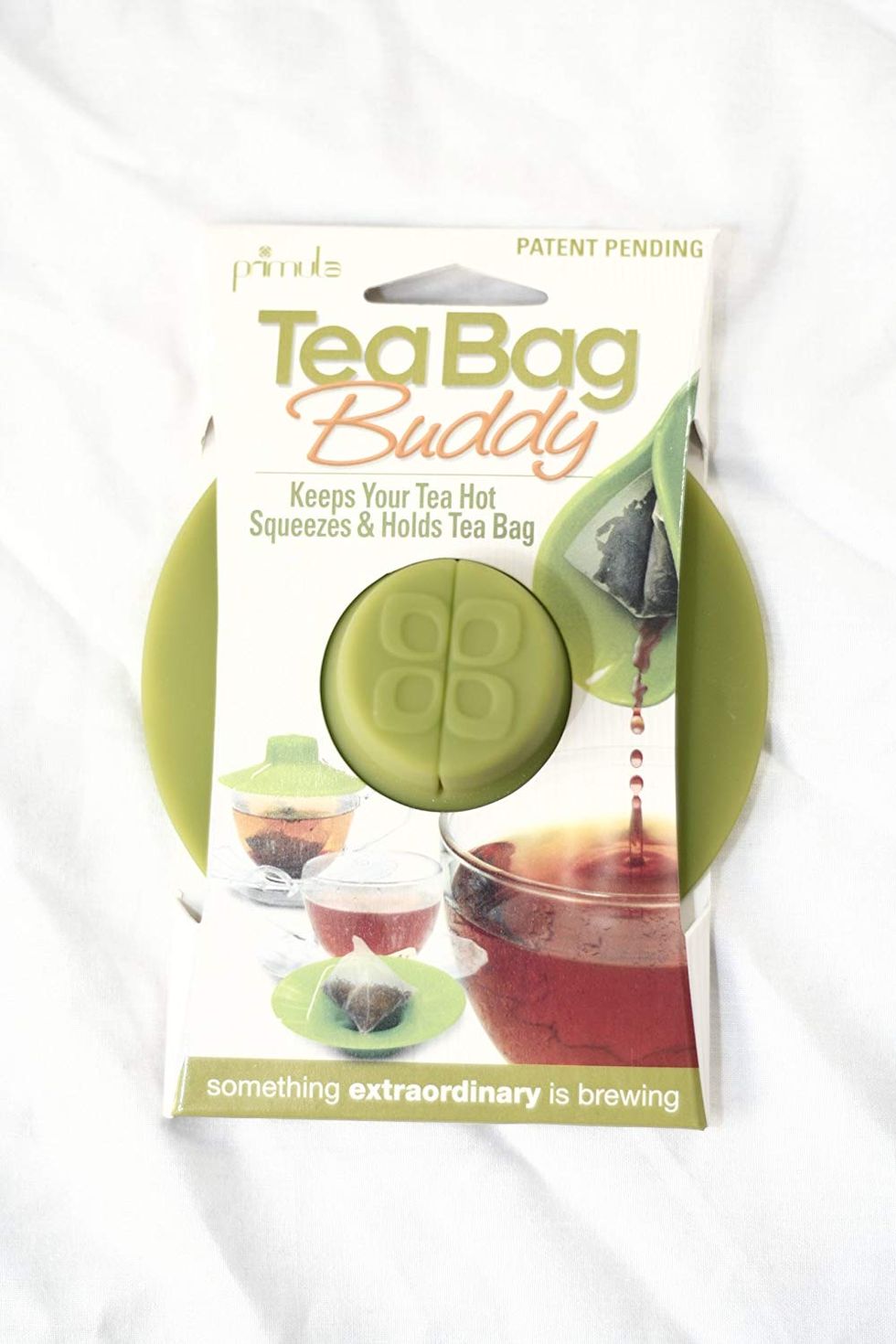 Primula Green Tea Bag Buddy Squeezes & Holds Teabag, Keeps TEA