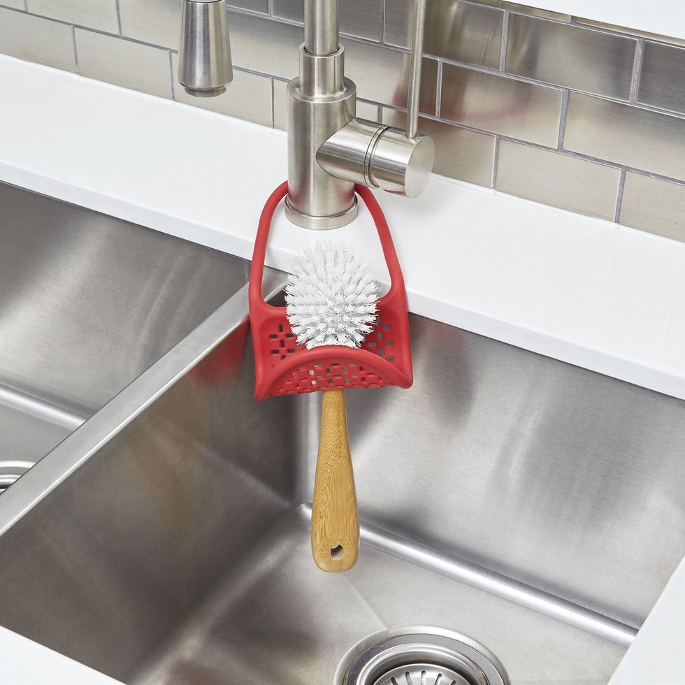 OTOTO Clean Dreams Kitchen Sponge Holder - Plastic Dish Sponge Holder for  Kitchen Sink, Fits Any Standard Size Sponge - Kitchen Sink Organizer,  Decor