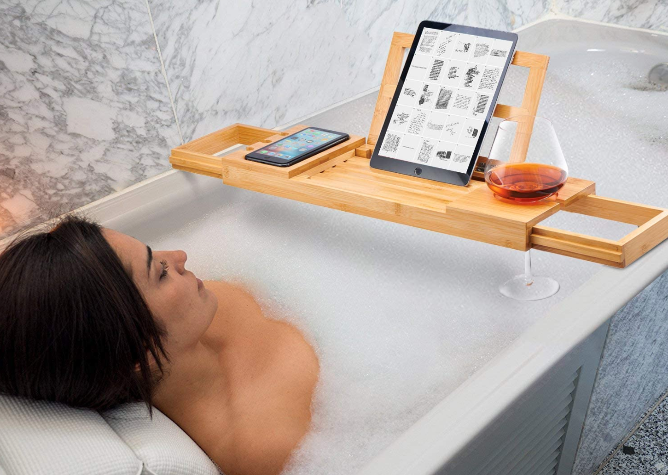 And a bath bubble massage mat to easily turn your tiny, boring tub into the  Jacuzzi of your dreams.
