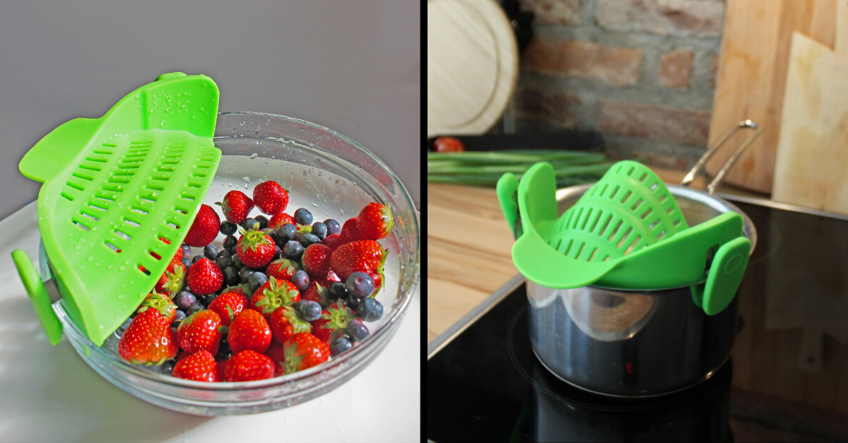 The is Obsessed With This Amazon Strainer Hack