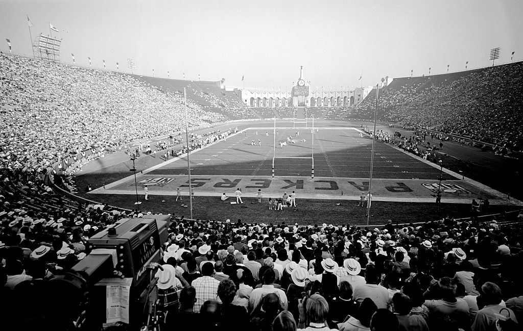 Super Bowl I 1967 and The Los Angeles Memorial Coliseum - Flight Simulator  Tour 