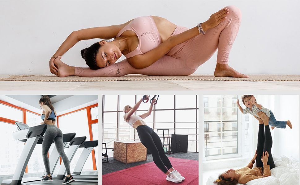 LifeSky High Waist Yoga Pants Workout Leggings