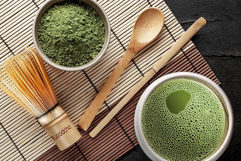green tea set