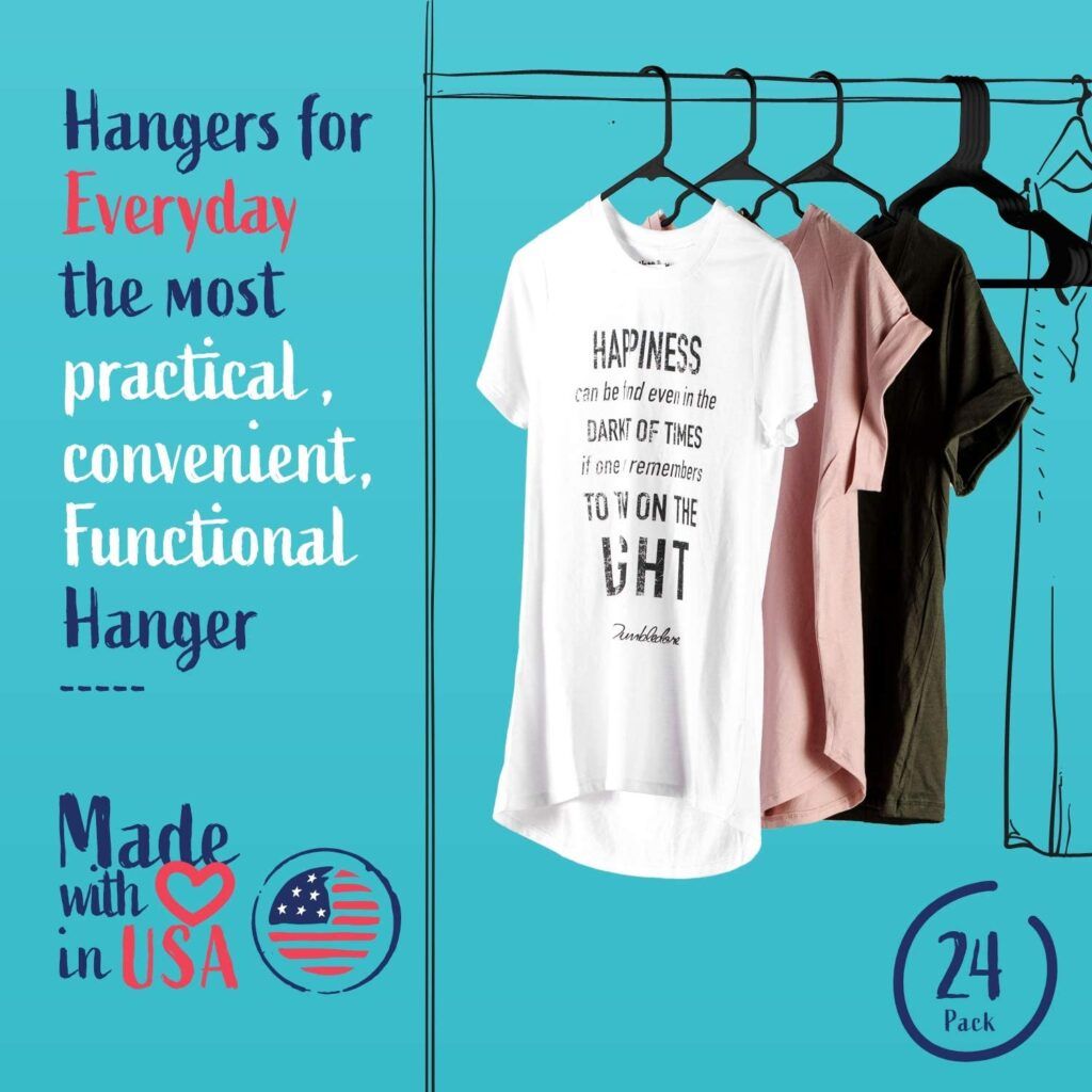 Zober Kids Velvet Hangers (14 inch - 50 Pack) Non-Slip Junior Hangers, Ultra-Slim Space-Saving Childrens Hangers - 360-Swivel Hook, Strong & Durable