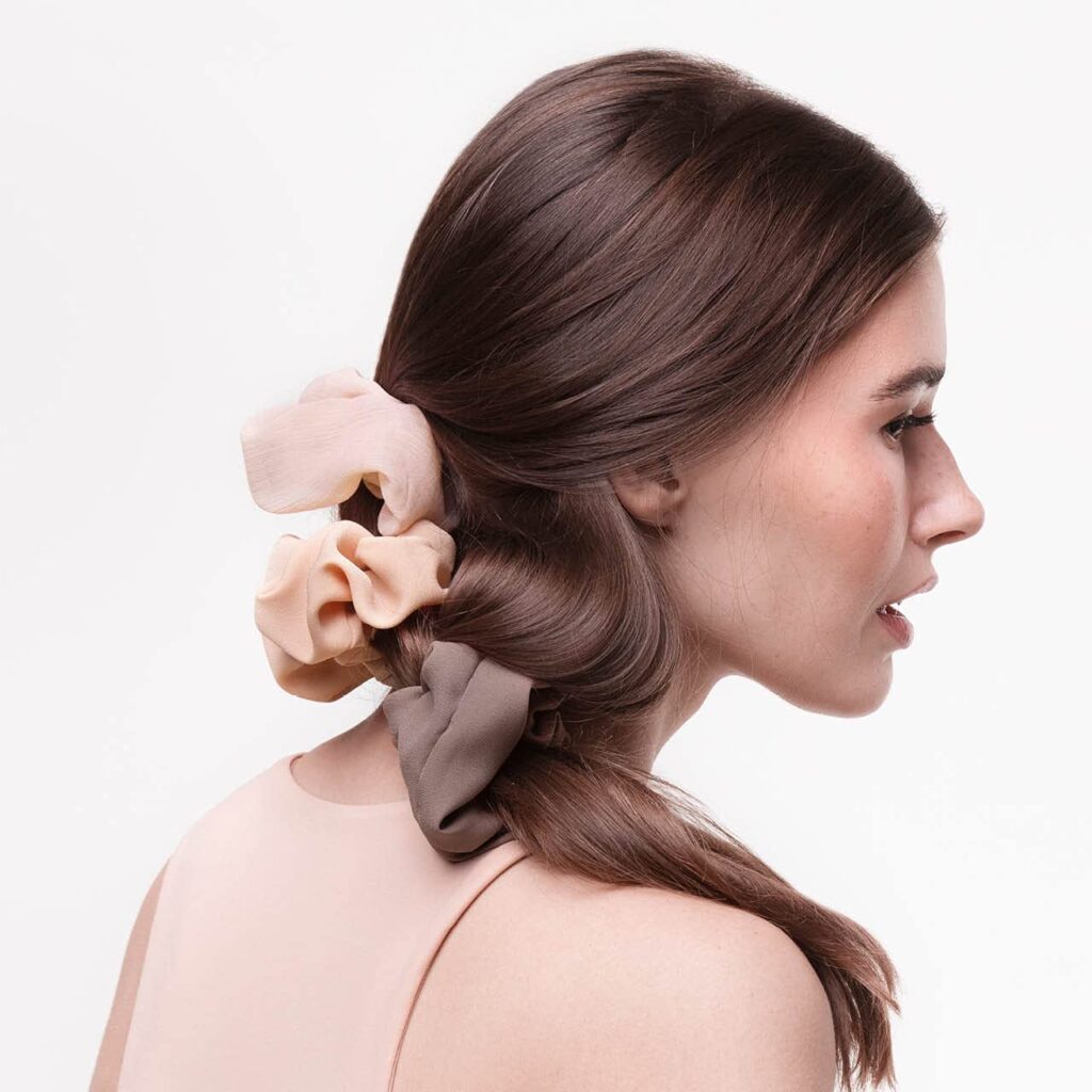Satin Hair Scrunchies 