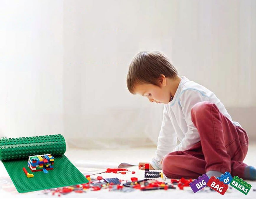 Brick Building Play Mat