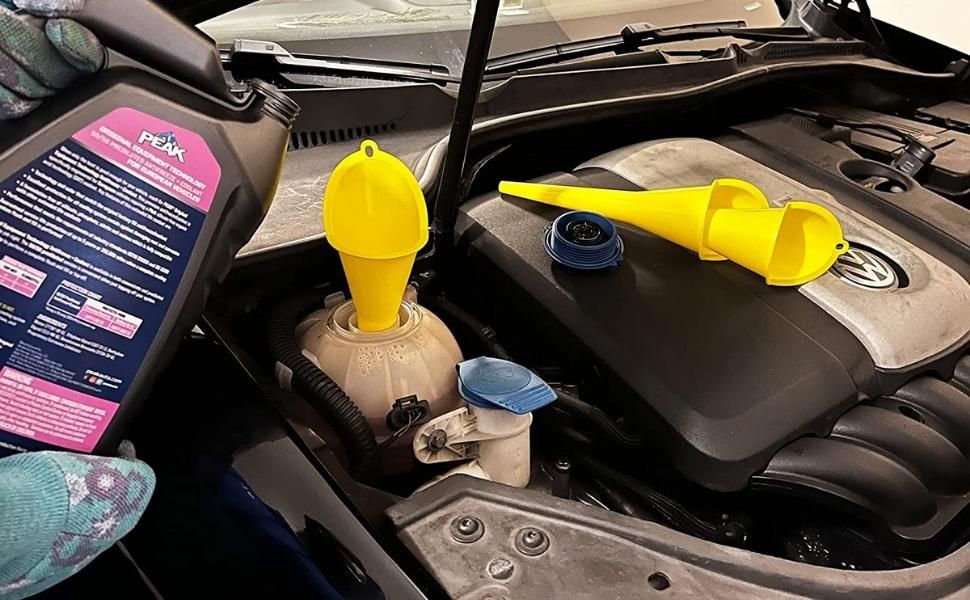 Fill Fluids Safely with These Funnels