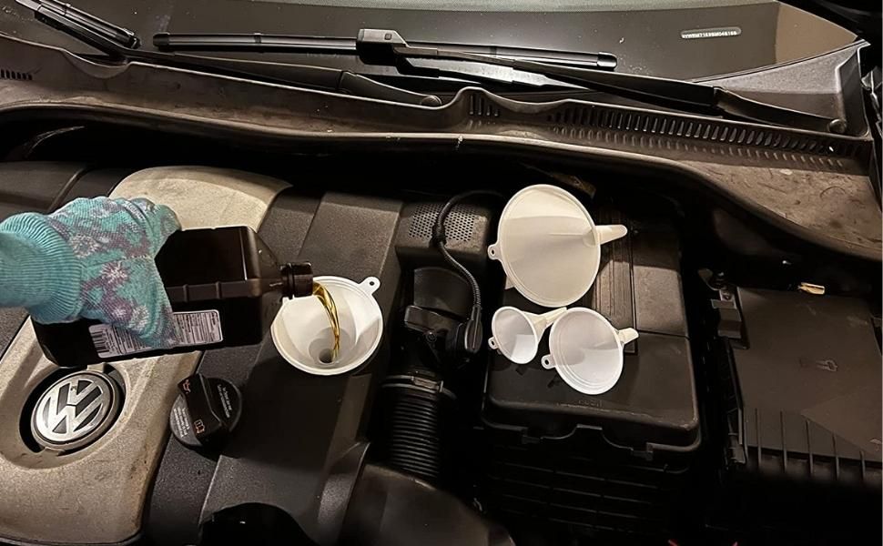 Fill Fluids Safely with These Funnels