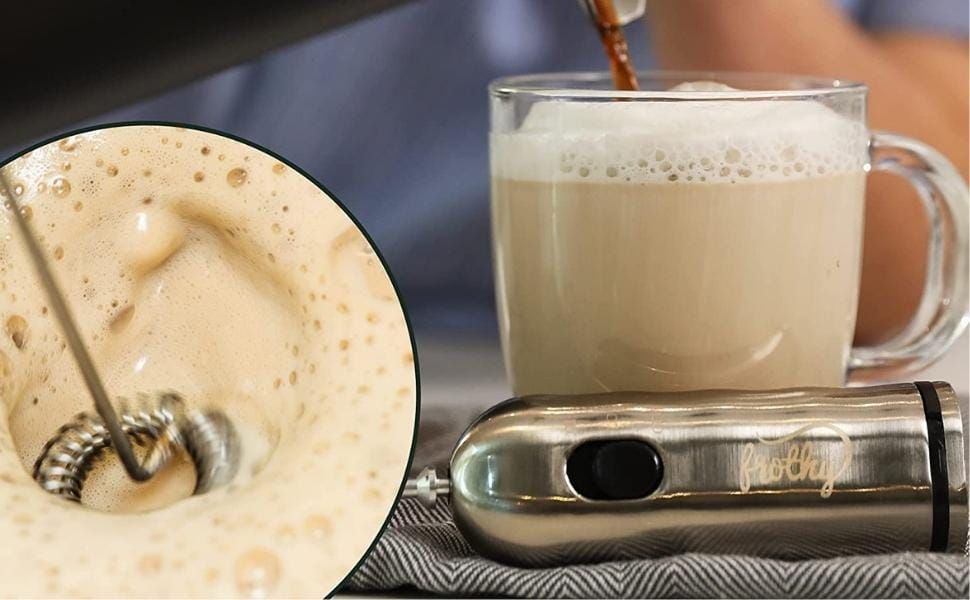 Make Gourmet Coffee in Your Kitchen with This Frother