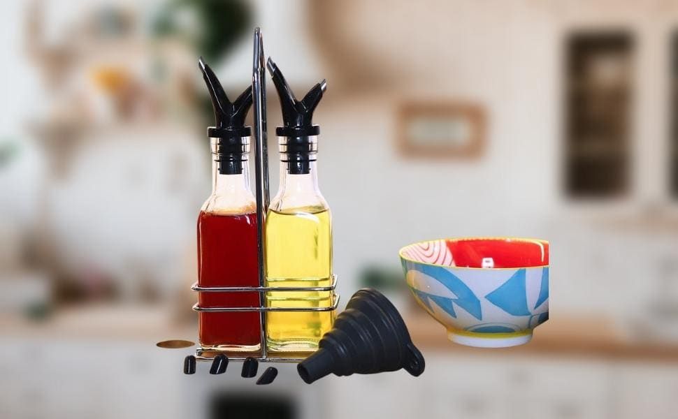 Liven Up Meals with This Oil and Vinegar Bottle Set
