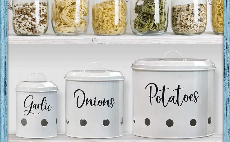 These Canisters Keep Veggies Organized